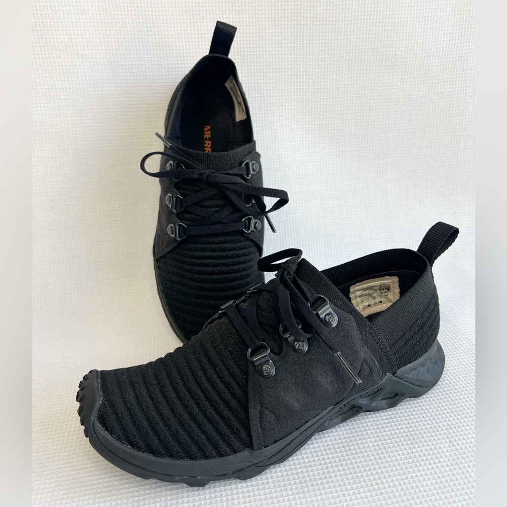 Merrell Range AC+ Sneaker Black Lace Up Shoe Women’s Shoe Size 7